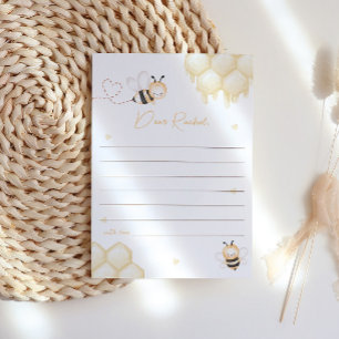 Carte de capsule de la première journée d'abeille