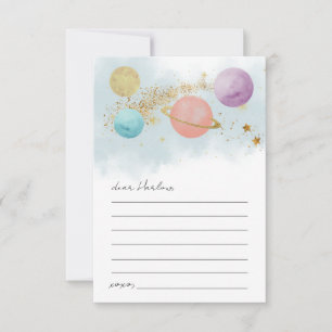 Carte de capsule temporelle d'anniversaire dans l'