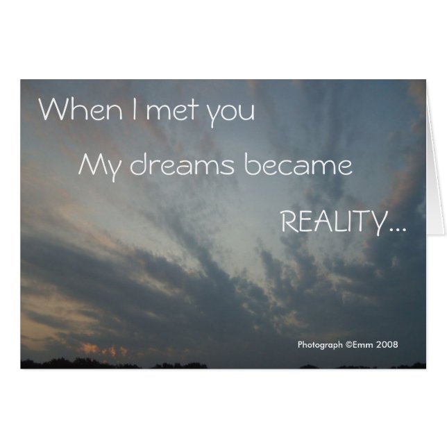 Carte de cauchemar de la réalité (Devant horizontal)