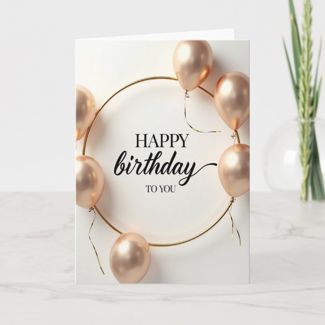 Carte de célébration Champagne (Devant)