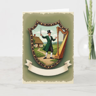 Carte de célébration de la musique irlandaise