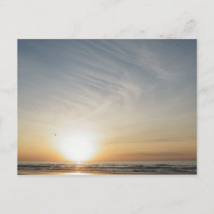 Carte de célébration de lever de soleil à la plage