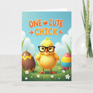 Carte de célébration de printemps Smart Chick