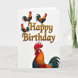 Carte de célébration d'oiseaux dorés
