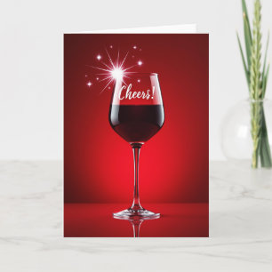 Carte de célébration Red Cheers