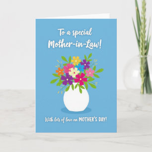 Carte de célébration Vase rayé
