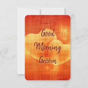 Carte de chambre du bon matin