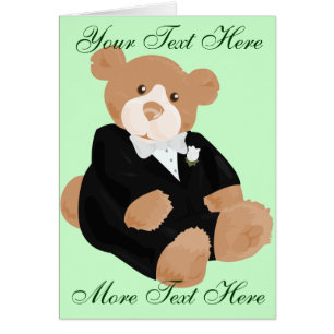 Carte de chambre nounours
