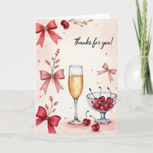 Carte de Champagne Célébratif