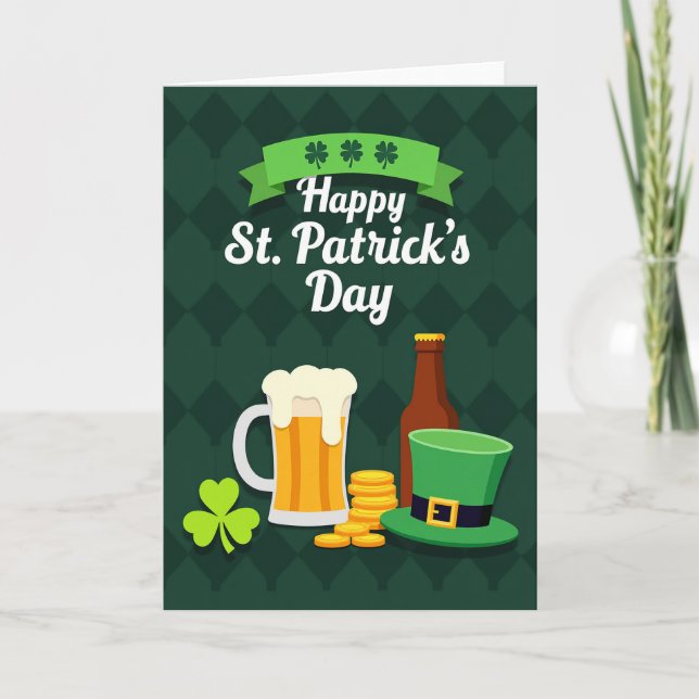 Carte de chance de la Saint-Patrick (Devant)