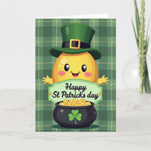 Carte de chance festive de la Saint-Patrick