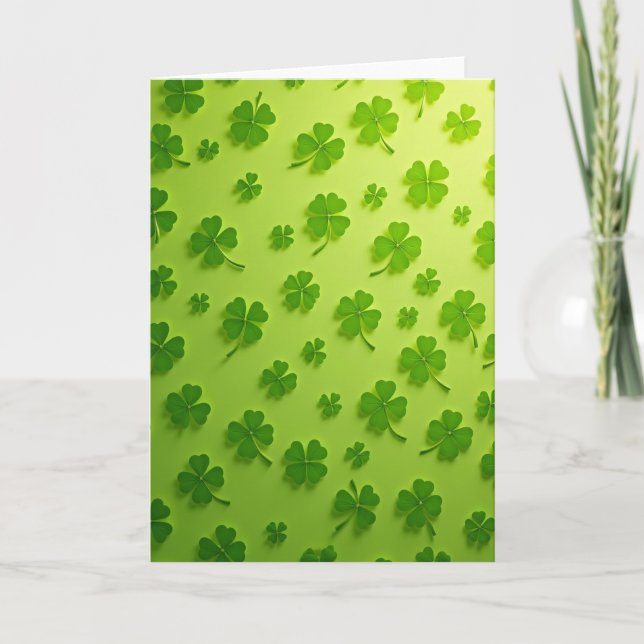 Carte de Chance Fleur de Trèfle (Devant)