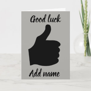 Carte de chance personnalisée