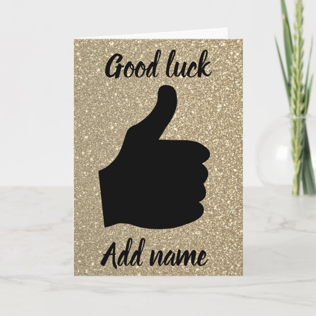 Carte de chance personnalisée (Devant)