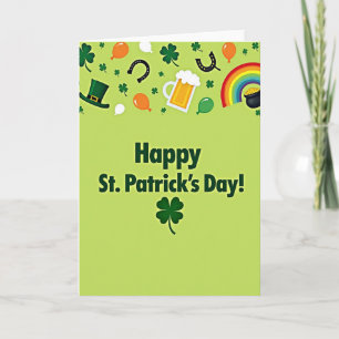 Carte de chance pour la Saint-Patrick Joyeuse