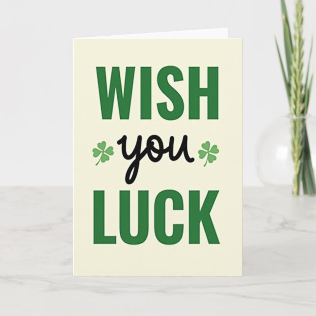 Carte de Chance Verte (Devant)