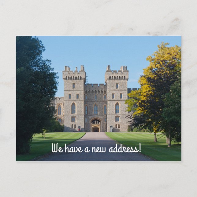 Carte de changement d'adresse amusante (Devant)