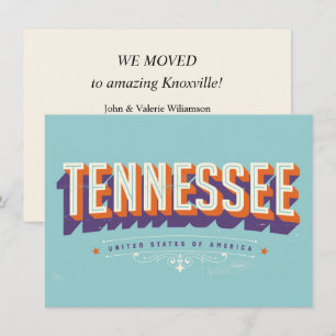 Carte de changement d'adresse du Tennessee