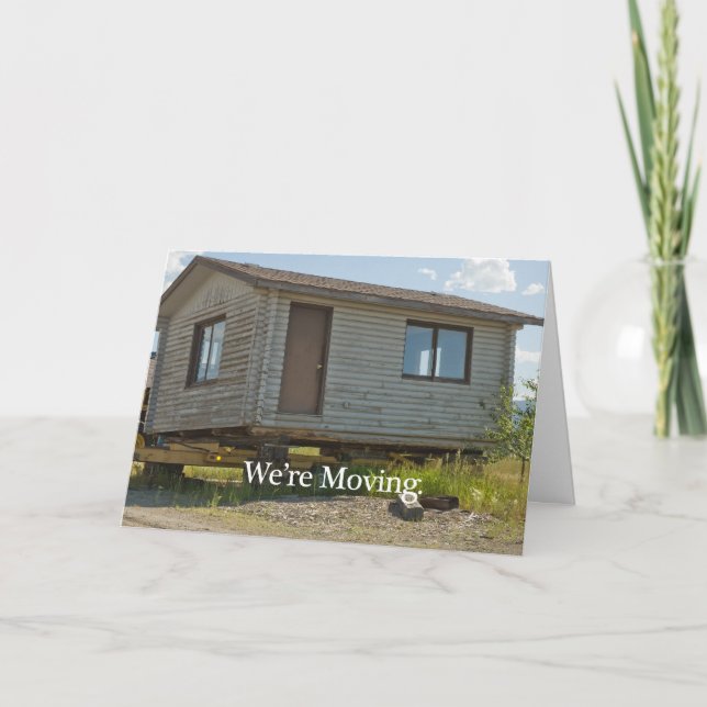 Carte de changement d'adresse : Nous allons déména (Devant)
