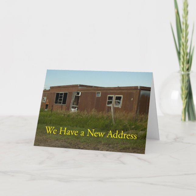 Carte de changement d'adresse : Windows cassé (Devant)