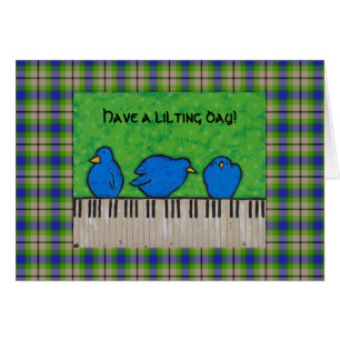 Carte de chant joyeux