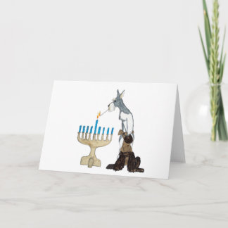 carte de chanukah (Hanoukka)