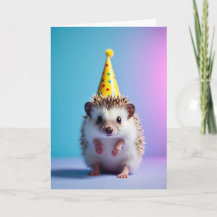 Carte de chapeau d'anniversaire d'ami piquant