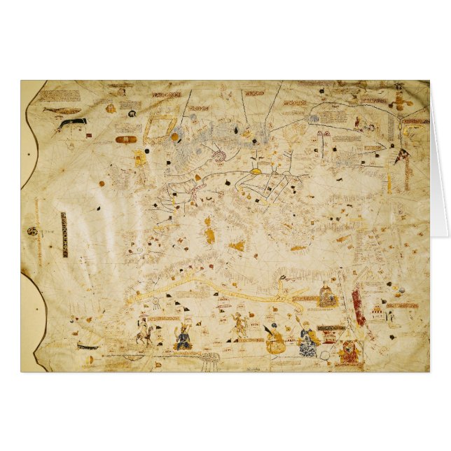 Carte de Charles V, carte de Mecia (Devant horizontal)