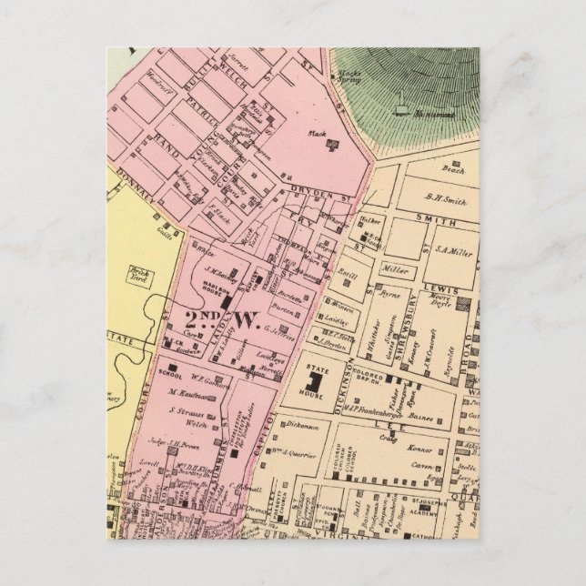 Carte de Charleston, Virginie-Occidentale (Devant)