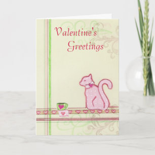 Carte de chat V-Jour