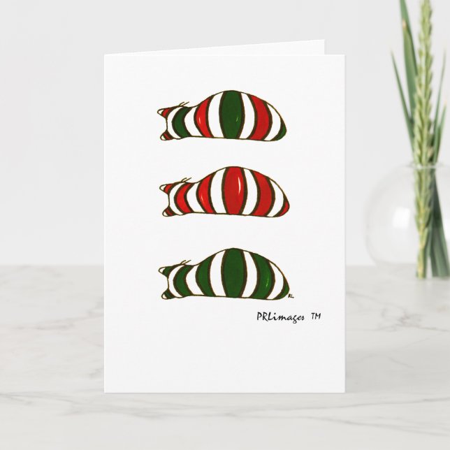 Carte de chats empilés Xmas (Devant)