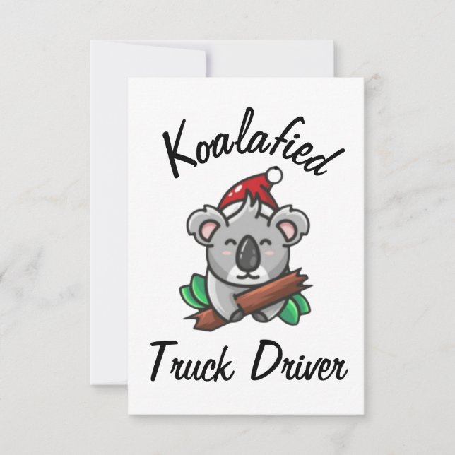 Carte de chauffeur de camion Koalafied (Devant)