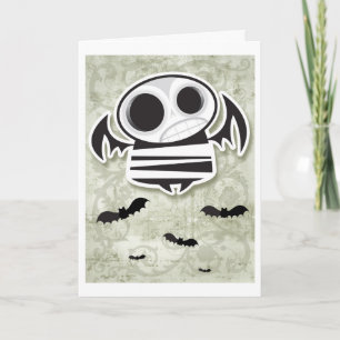 Carte de chauve-souris crâne