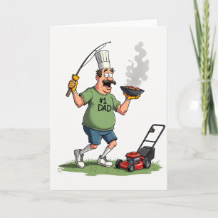 Carte de Chef de la Fête des Pères Joviale