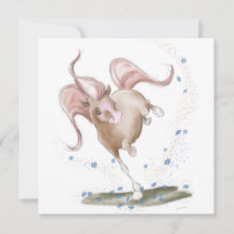 Carte de chevaux, carte d'anniversaire ou carte de