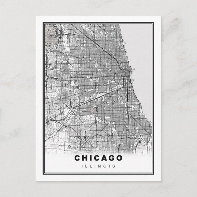 Carte de Chicago (Devant)