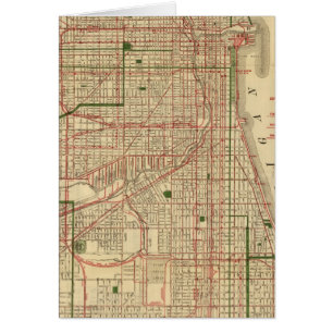 Carte de Chicago par Blanchard