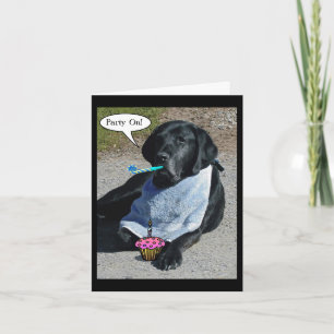 Carte de chien de fête - "Boone"