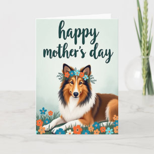 Carte de chien loyal en feuille d'aluminium fausse