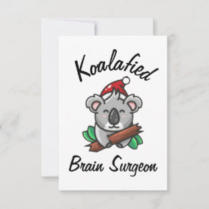 Carte de chirurgien du cerveau Koalafied