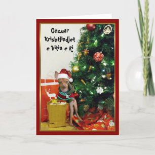 Carte de chiwawa de Gëzuar Krishtlindjet e Vitin e