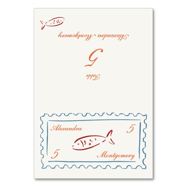 Carte de choix de repas à l'illustration manuelle  (Par défaut)
