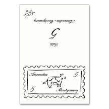 Carte de choix de repas à l'illustration manuelle