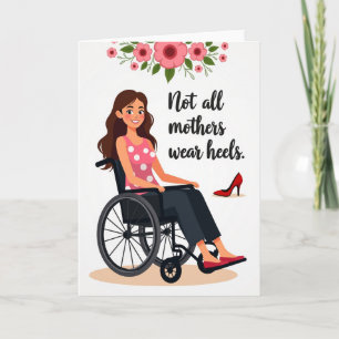Carte de choix de style pour mamans souriantes