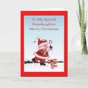 Carte de Christmas pour Stepdaughter