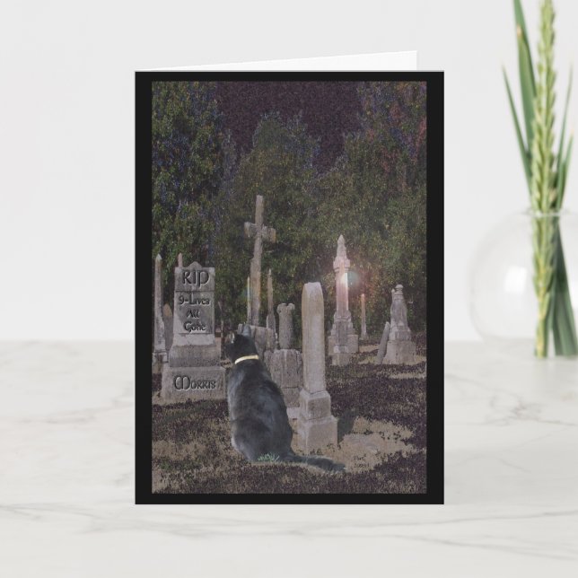 Carte de cimetière pour animaux (Devant)