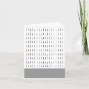 Carte de circonstances de recherche de mots