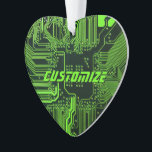 Carte de circuit électronique écologique à circuit<br><div class="desc">Cadeaux de circuits imprimés personnalisés pour les geeks ou cadeaux pour les nerds. En voici un pour l'Ordinateur Nerd ou Geek en chacun de nous. Geek Sortez votre Nerd avec cette carte de circuit électronique PCB personnalisée. Il s'agit d'une image de fond d'une carte de circuit imprimé ou d'une carte...</div>