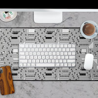 Carte de circuit informatique Retro Black Classy