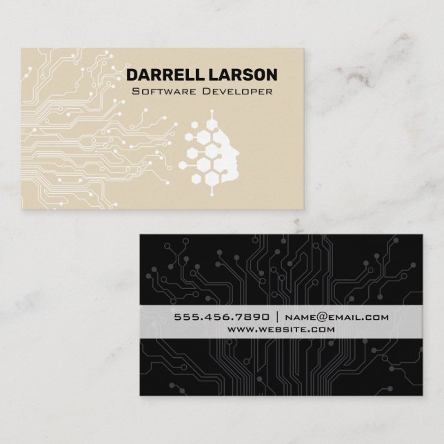 Carte de circuit technique | Logo de Bio Tech (Devant / Derrière)